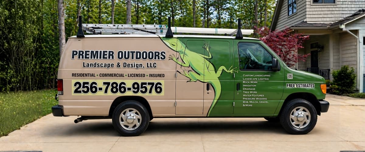 Premier Outdoors landscaping project in Alexander City, AL